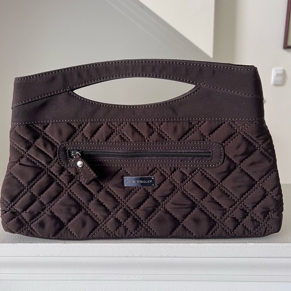 Vera Bradley Handbags - Vera Bradley Women's Espresso Clutch Purse